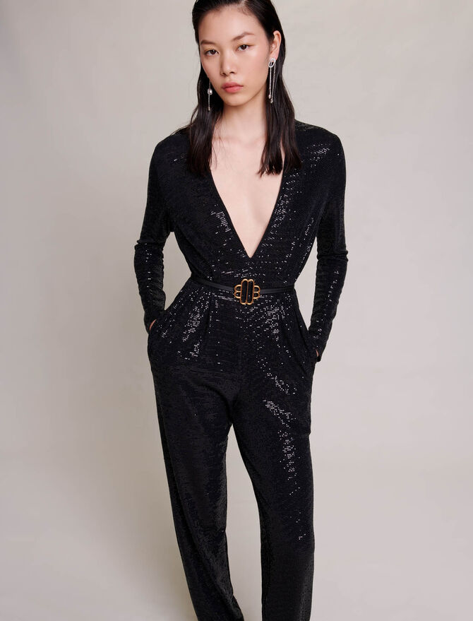 MAJE - Combinaison sequins - C03435