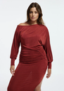 ESSENTIEL - Robe longue Burgundy - C03439