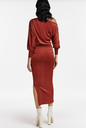 ESSENTIEL - Robe longue Burgundy - C03439