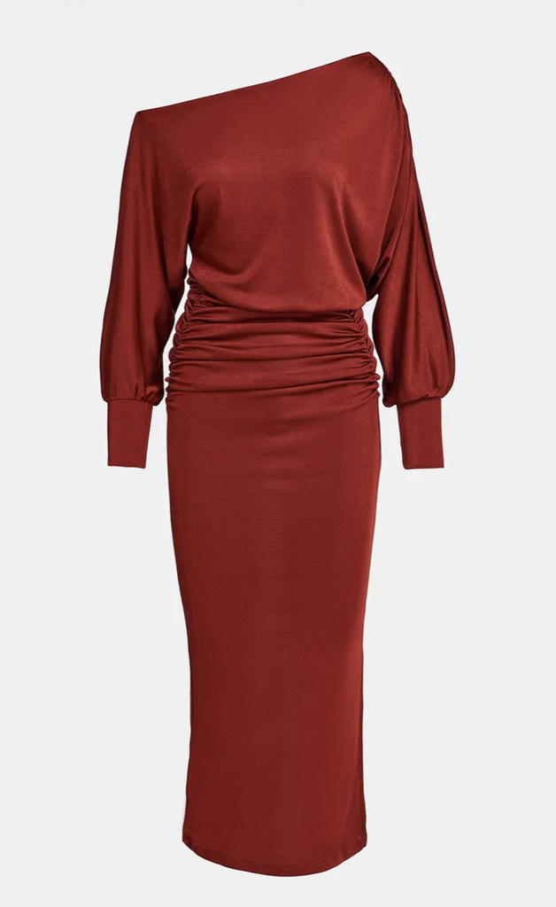 ESSENTIEL - Robe longue Burgundy - C03439