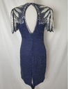 LAURENCE KAZAR - Robe noire argent vintage - C03402