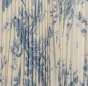 RED VALENTINO - Robe longue fleurie bleue et blanche - C03264