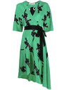 DIANE VON FURSTENBERG - Robe mi-longue imprimée  - C02525