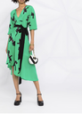 DIANE VON FURSTENBERG - Robe mi-longue imprimée  - C02525