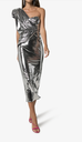 THE ATTICO - Robe mi-longue argentée  - C02488