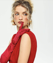 Gants longs rouges - A1298