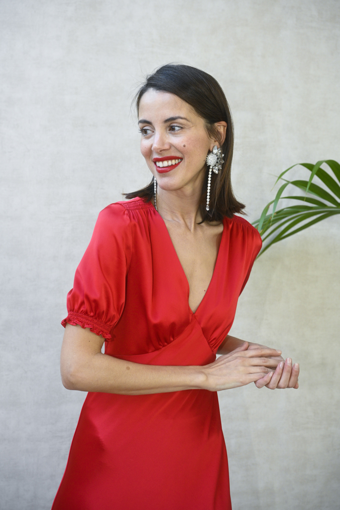 DIANE VON FURSTENBERG - Robe longue rouge - C03083