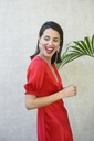 DIANE VON FURSTENBERG - Robe longue rouge - C03083