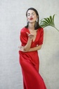DIANE VON FURSTENBERG - Robe longue rouge - C03083