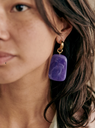 LOC - Sezane - Boucles d'oreilles Joao mauves - A1305