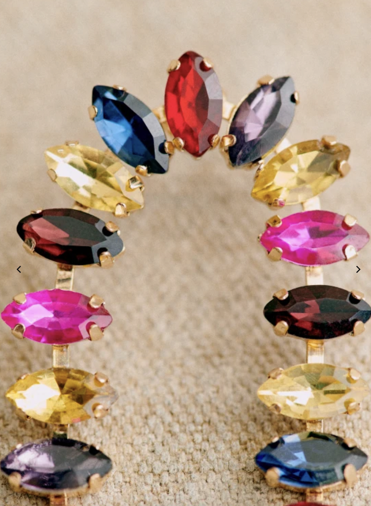 LOC - Sezane - Boucles d'oreilles Abby multicolor  - A1309