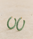 LOC - Sezane - Boucles d'oreilles Athena vert - A1310