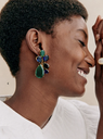 LOC - Sezane - Boucles d'oreilles Miranda vert - A1311