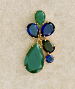 LOC - Sezane - Boucles d'oreilles Miranda vert - A1311