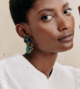 LOC - Sezane - Boucles d'oreilles Miranda vert - A1311