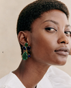 LOC - Sezane - Boucles d'oreilles Miranda vert - A1311