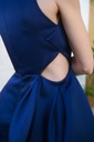 HALSTON HERITAGE - Robe longue bleue - C03316