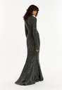 ESSENTIEL - Robe longue argent - C03472
