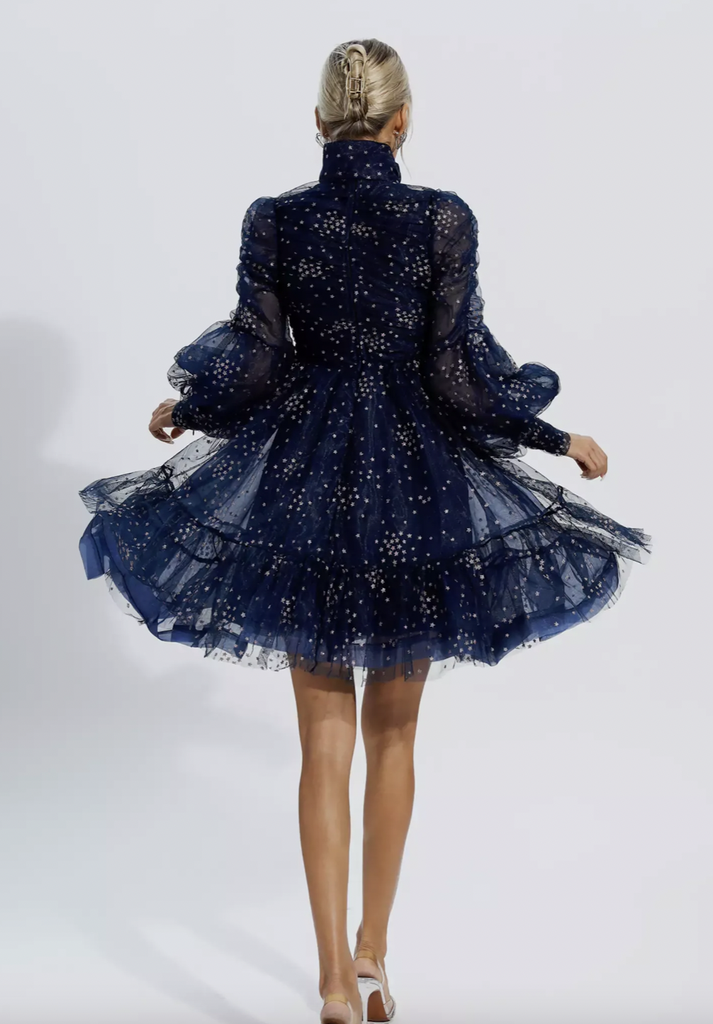 Robe bleue étoilée - C03475