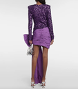 ESSENTIEL - Robe longue argent - C03472