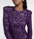 ESSENTIEL - Robe longue argent - C03472