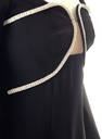 ESSENTIEL - Robe longue argent - C03472