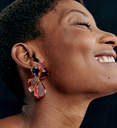 LOC - Sezane - Boucles d'oreilles Miranda Roses - A1313