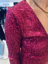 Aniye By - Robe sequins roses - C03393