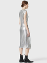 Paco Rabanne - Robe mi-longue drapée - C03484