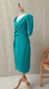 COOSY - Robe courte verte - C02720