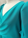 COOSY - Robe courte verte - C02720