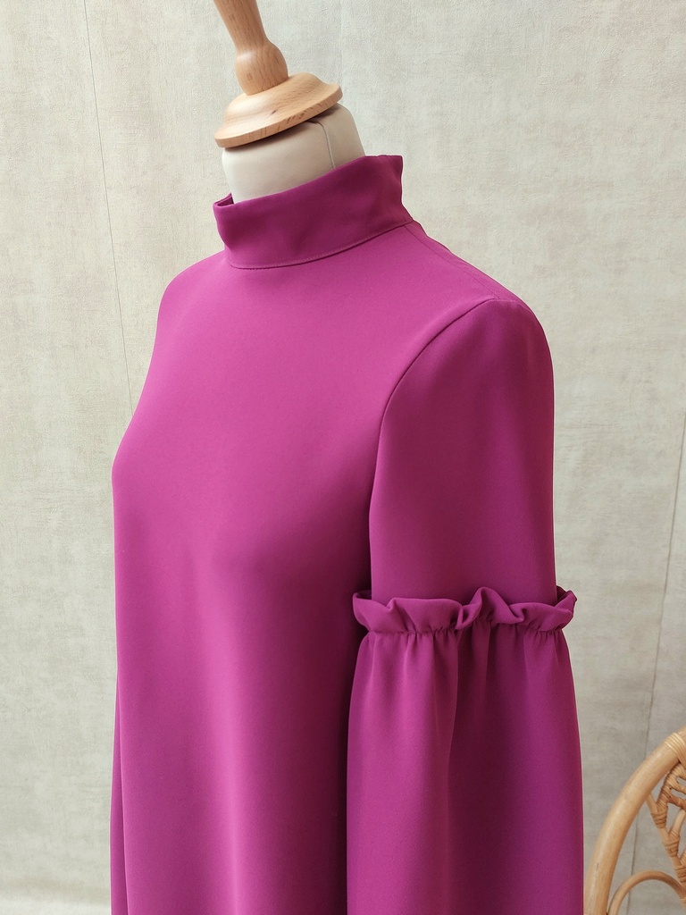 OUD PARIS - Robe courte mauve - C02594