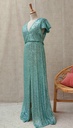 ANIYE BY - Robe longue bleue verte - C03330