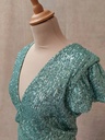 ANIYE BY - Robe longue bleue verte - C03330