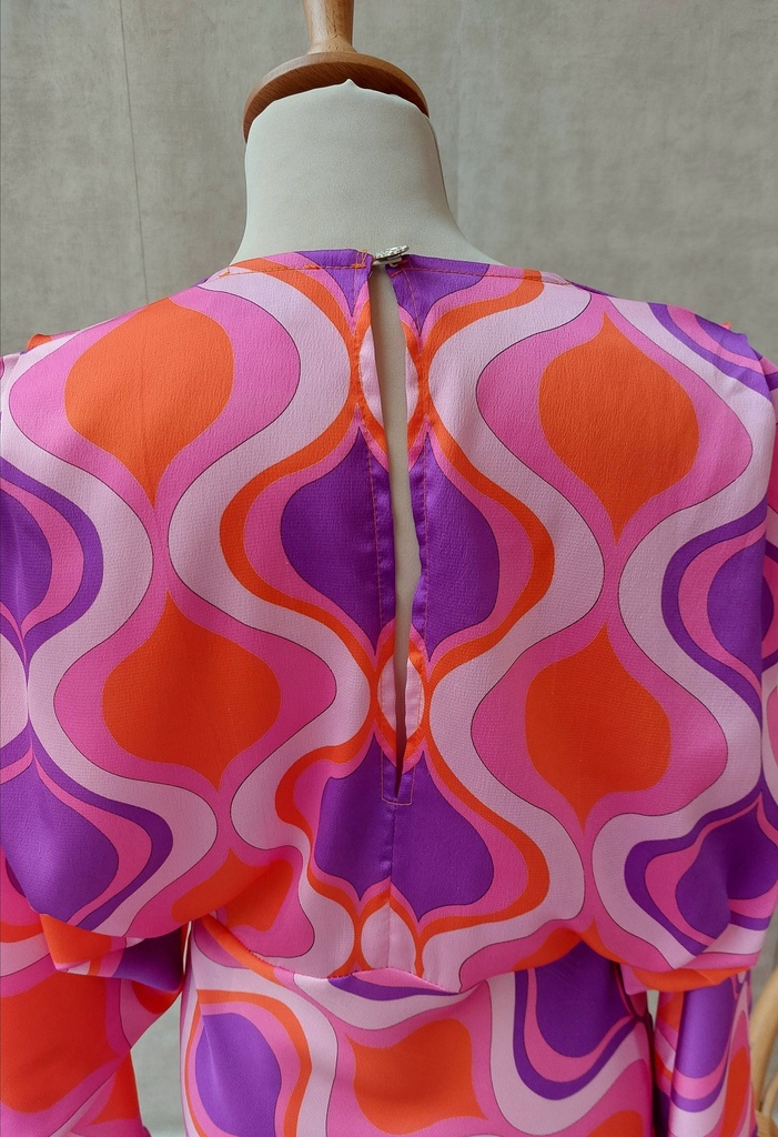 LES JUMELLES - Robe longue Sixties - C03342