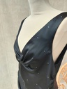 Diane von Furstenberg - Robe satin strass - C03465