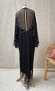 ASOS - Robe noire perles et sequins argentés - C03336