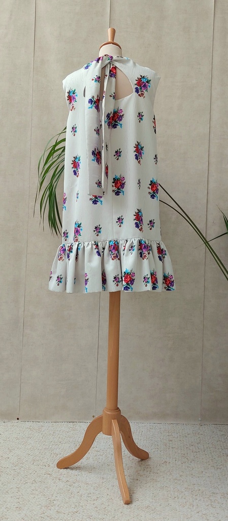 MSGM - Robe courte fleurs  - C02834