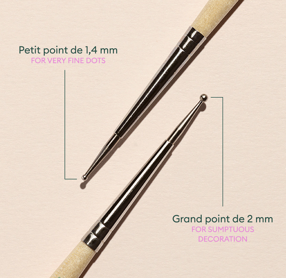 Dotting tool (DOUBLE EMBOUT) NAIL ART - Manucurist