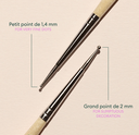 Dotting tool (DOUBLE EMBOUT) NAIL ART - Manucurist