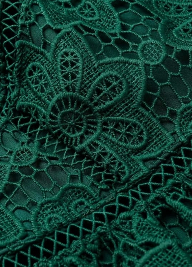 ABERCROMBIE & FITCH - Robe longue verte  - C03035