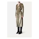 FORTE_FORTE - Robe mi-longue dorée - C03490
