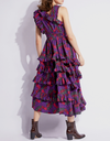 ULLA JOHNSON - Robe mi longue motifs  - C03497