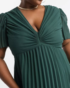ASOS DESIGN - Robe longue verte - C03508