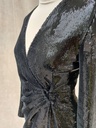 MAJE - Robe courte noire  - C01980