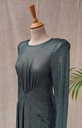 ANIYE BY - Robe mi-longue verte irisée - C03276