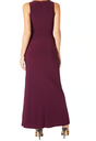RALPH LAUREN - Robe longue mauve- C03518