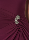 RALPH LAUREN - Robe longue mauve- C03518
