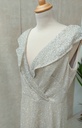 RALPH LAUREN - Robe longue dorée & argentée  - C03523