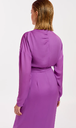 ESSENTIEL - Robe mi-longue mauve  - C03526